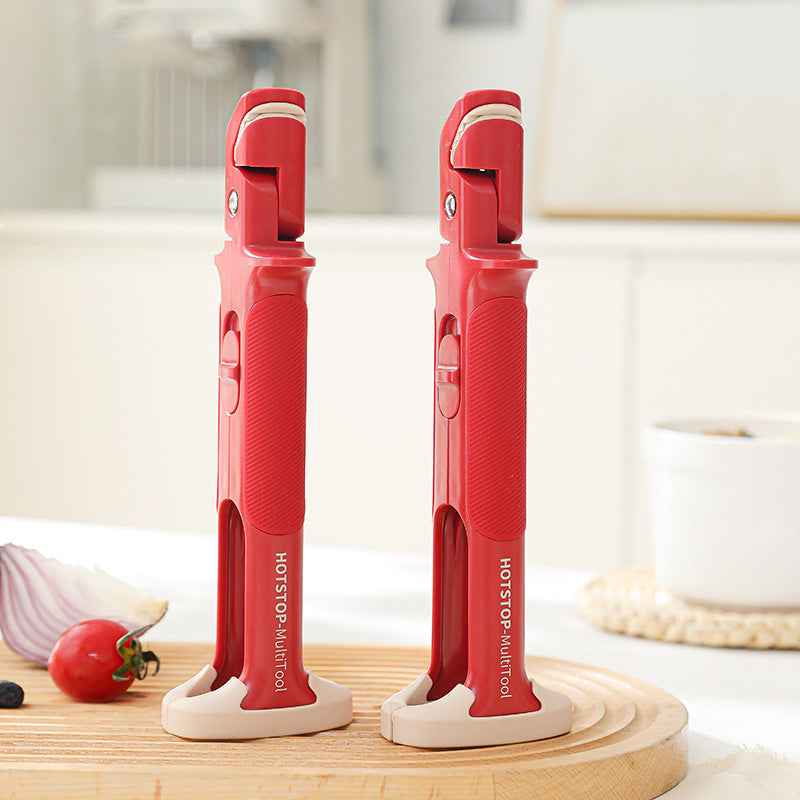 Shark Anti-scalding Clip Red Dish-grabbing Device Multifunctional Bowl Clip