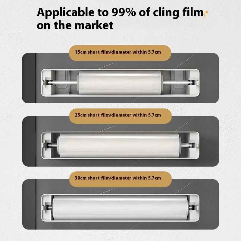 Plastic Wrap Cutter Magnetic Suction Household Tear-free Plastic Wrap Cover