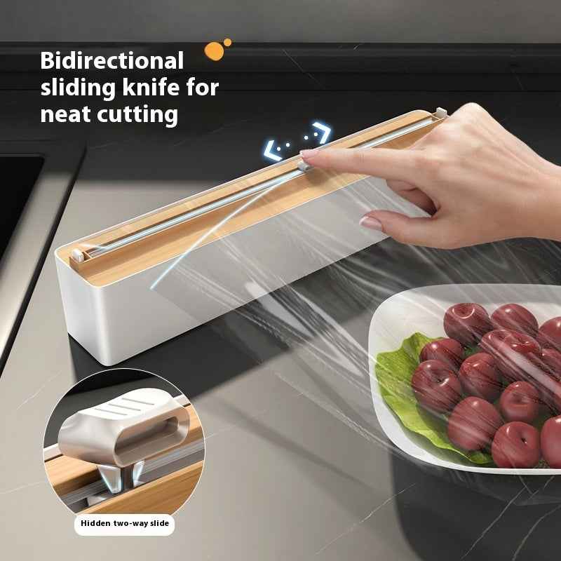 Plastic Wrap Cutter Magnetic Suction Household Tear-free Plastic Wrap Cover