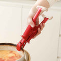 Shark Anti-scalding Clip Red Dish-grabbing Device Multifunctional Bowl Clip